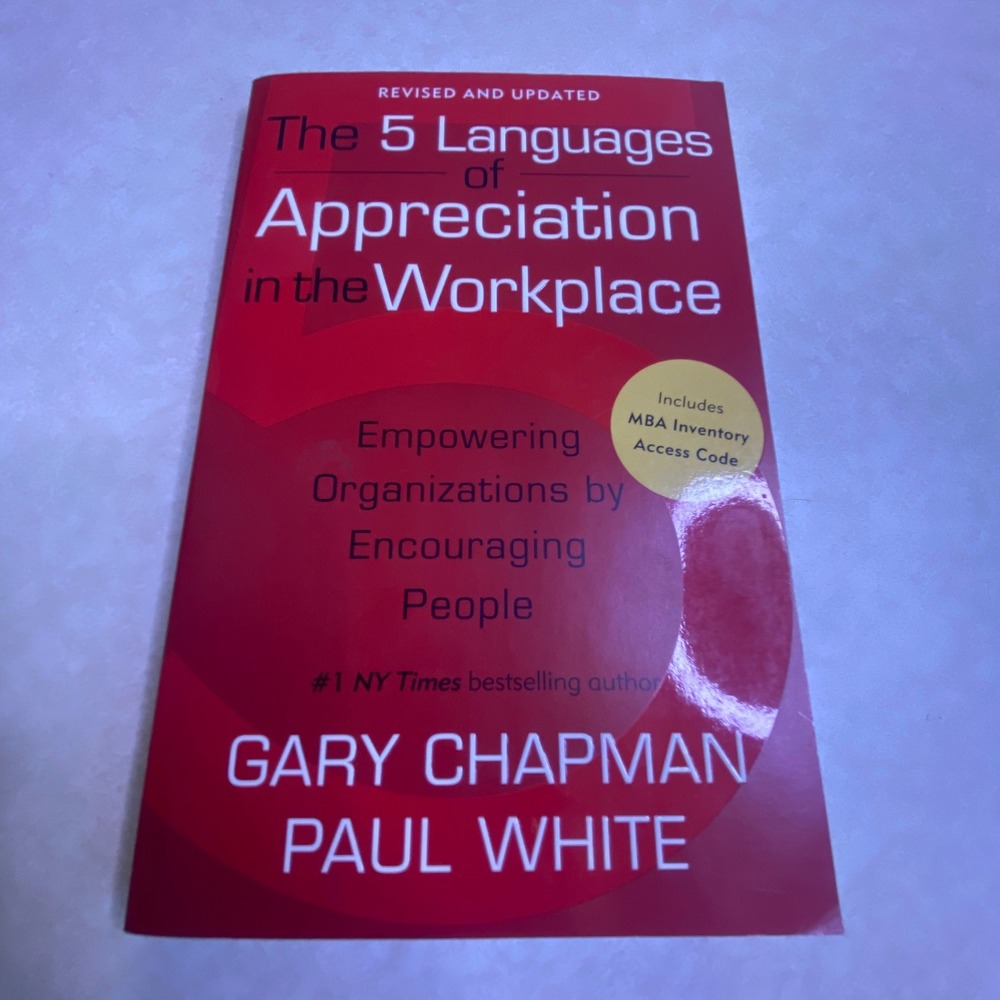 The 5 Languages of Appreciation in the Workplace‎ Paperback Gary Chapman HR Work